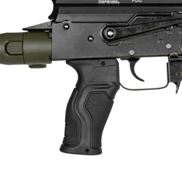 Руків'я пістолетне FAB для AK, обгумоване, чорне - зображення 2