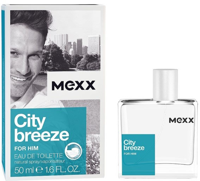 Woda toaletowa męska Mexx City Breeze For Him 50 ml (8005610291420) - obraz 1