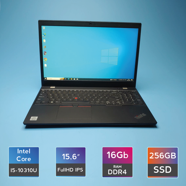 НоутбукLenovo ThinkPad L15 Gen1 (i5-10310U/RAM 16GB DDR4/SSD 256GB
