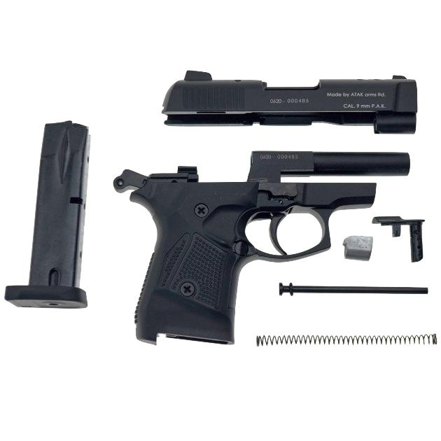 Стартовий пістолет Stalker 2914 UK Black, Сигнальний пістолет під холостий патрон 9мм, Шумовий - зображення 2