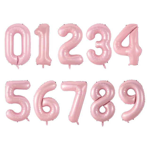 Фольгированная Цифра 0 Размер 75см | Sugar Pink - Фото 3 Фольгированная Цифра 0 Размер 75см | Sugar Pink - изображение 3