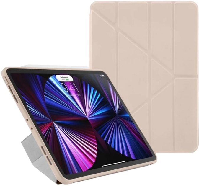 Etui Pipetto do Apple iPad Pro 11" 2021 Origami Dusty Pink (5060520954349) - obraz 1