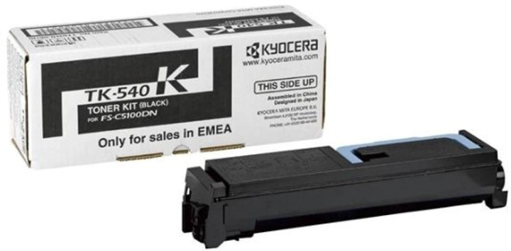 Тонер Kyocera TK-540K Black 5000 сторінок (1T02HL0EU0) - зображення 2
