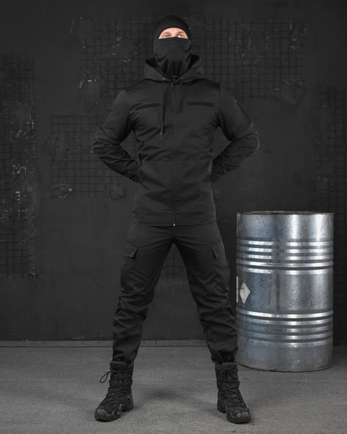 Тактичний костюм у xxxl poseidon black 0 - зображення 2