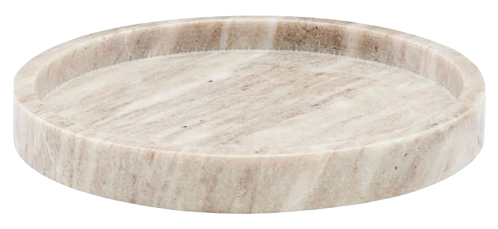 Піднос мармуровий Meraki Marble Tray бежевий 25 см (Mkma012/312530012) - зображення 1