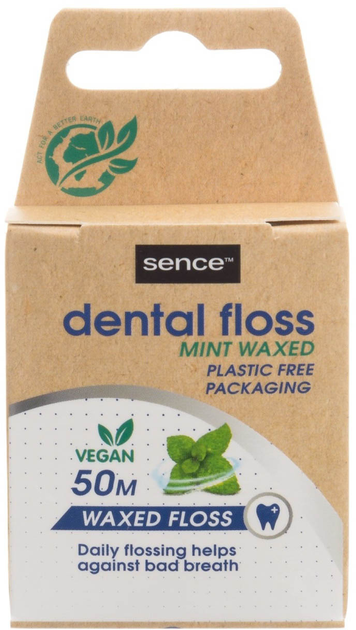 Зубна нитка Sence Fresh Mint 50 м (8720604312256) - зображення 1