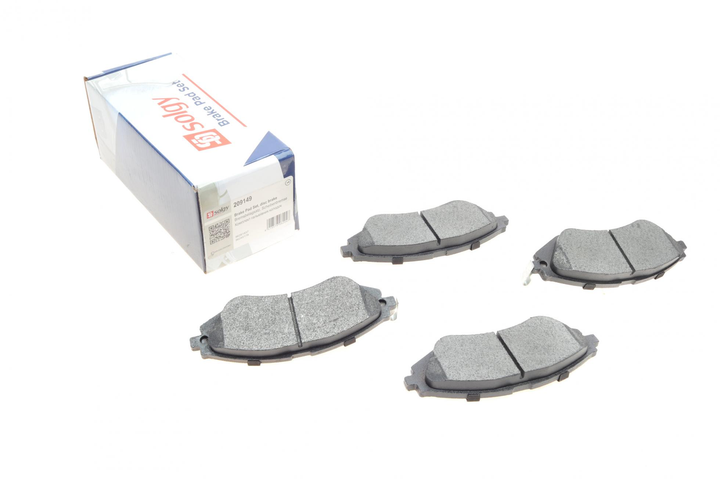 Колодки гальмівні Solgy (передні) Daewoo Lanos/ Nubira 1.6-2.2 97- - зображення 2