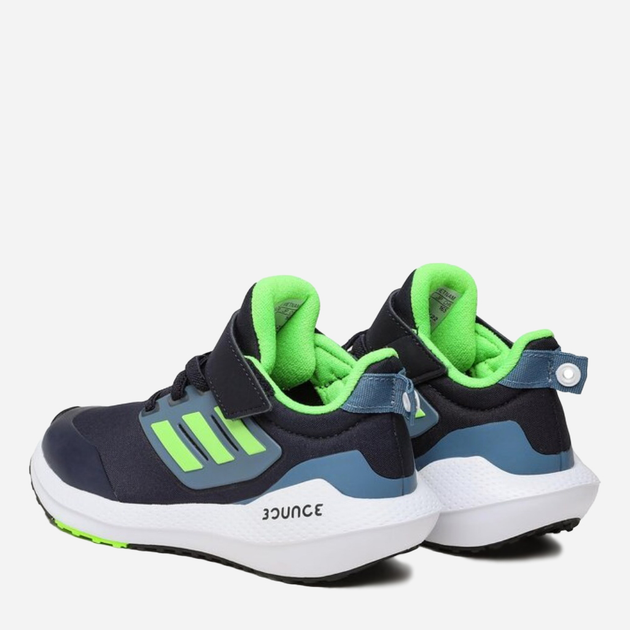 Buty sportowe chłopięce na rzepy adidas EQ21 Run 2.0 EL GY4366 38.5 (5.5UK) Niebieskie (4065426043952) - obraz 4