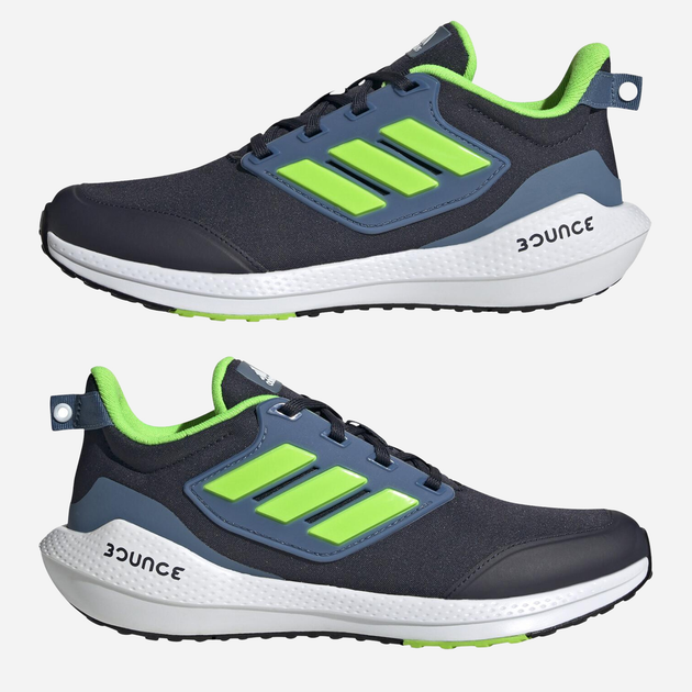 Підліткові кросівки для хлопчика adidas EQ21 Run 2.0 GY4361 36 (4UK) Чорні (4065426055528) - зображення 4