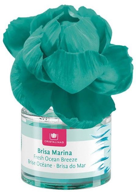Dyfuzor zapachowy Cristalinas Scented Flower Air Freshener Fresh Ocean Breeze 40 ml (8436571515568) - obraz 1