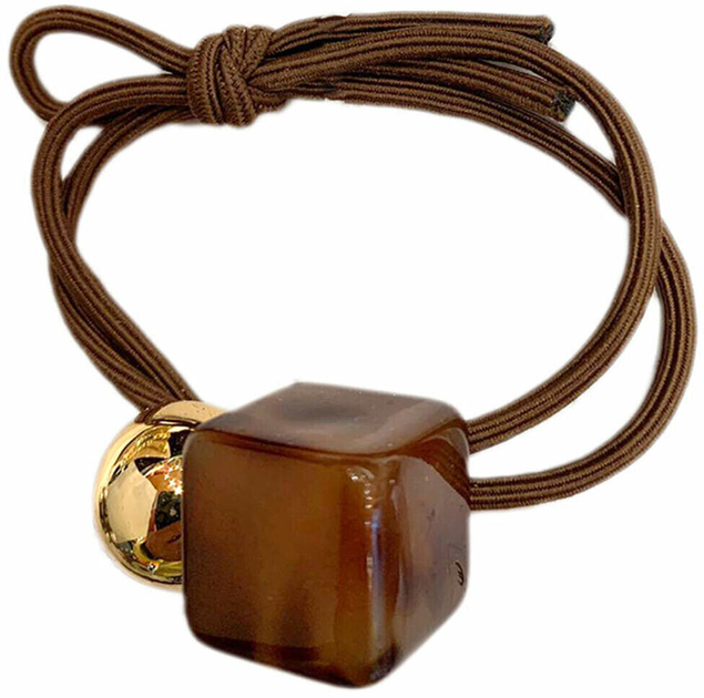 Гумка для волосся Inca Rubber With Brown Cube (8435142301234) - зображення 1