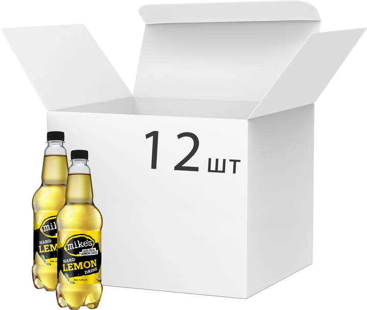 Упаковка пива Lemon Hard Drink Mike's пастеризоване 4.4