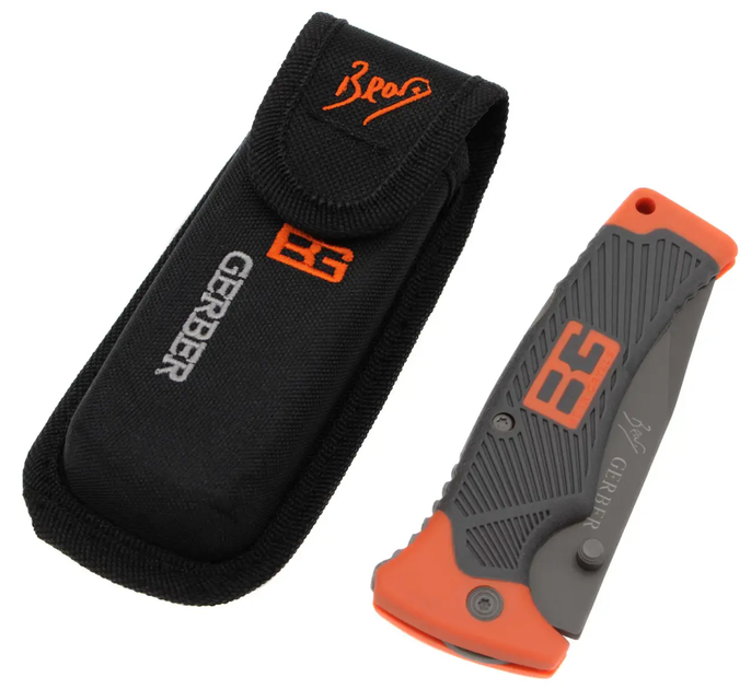 Нож складной Bear Grylls Gerber EE-7 с Серейтором - изображение 2