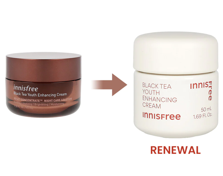 Омолоджувальний крем Innisfree Black Tea Youth Enhancing Cream 50ml - Фото 2 Омолоджувальний крем Innisfree Black Tea Youth Enhancing Cream 50ml - зображення 2