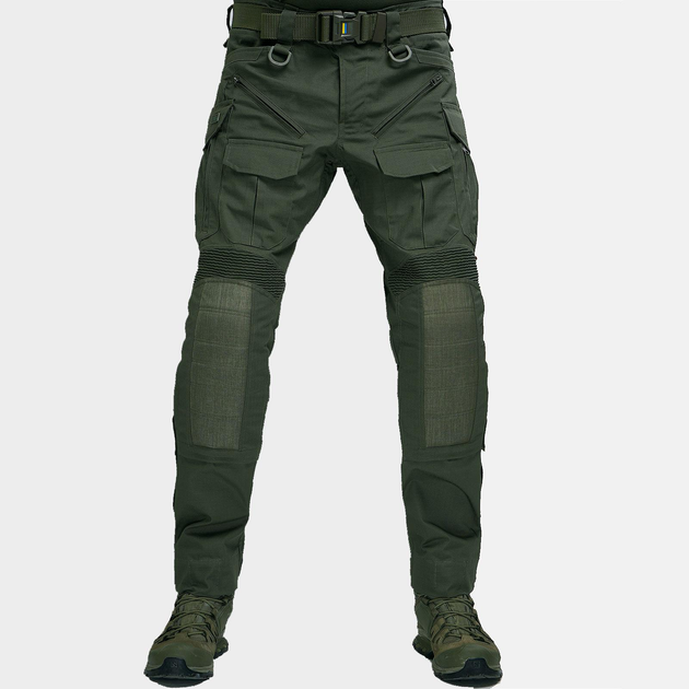 Тактические штаны UATAC Gen 5.4 Olive (Олива) с наколенниками L - изображение 2
