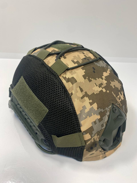 Легкий кавер на каску для військових із додатковими стропами для кріплення - зображення 2