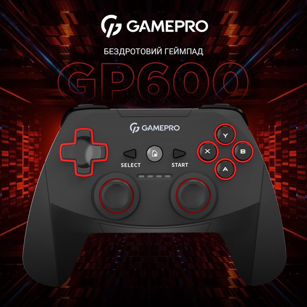 Бездротовий геймпад GamePro GP600 PC/PS3 Black (GP600) - зображення 8