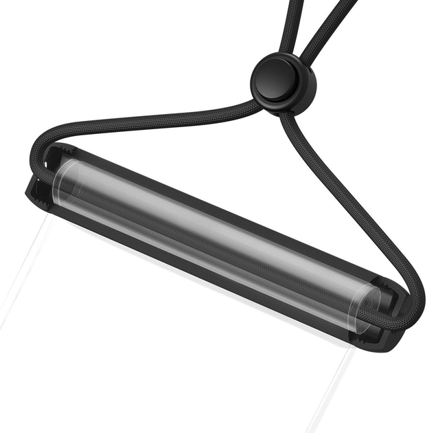 Etui wodoodporne Baseus 7.2" ze smyczą na szyję Black (FMYT000001) - obraz 4