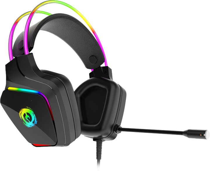 Акція на Навушники Canyon Darkless GH-9A Gaming 3.5 мм RGB Black (CND-SGHS9A) від Rozetka