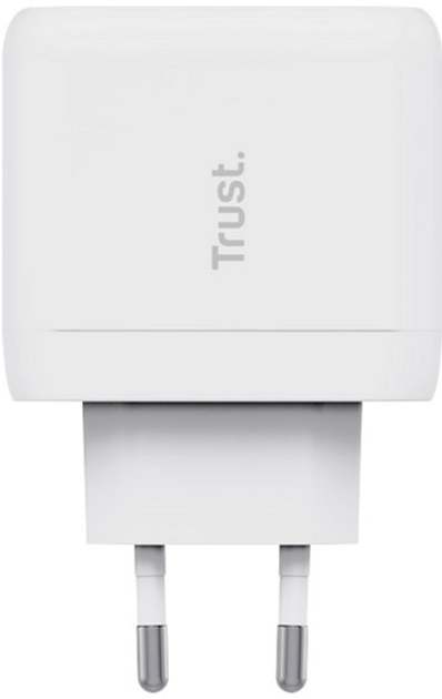 Зарядний пристрій для телефону Trust MAXO 65WUSB-C + кабель 2 м UBS-C White (8713439251395) - зображення 3