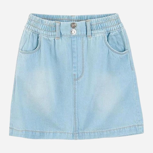 Spódniczka dziecięca dla dziewczynki jeansowa Cool Club CJG2413673 116 cm Niebieska (5903977322784) - obraz 1
