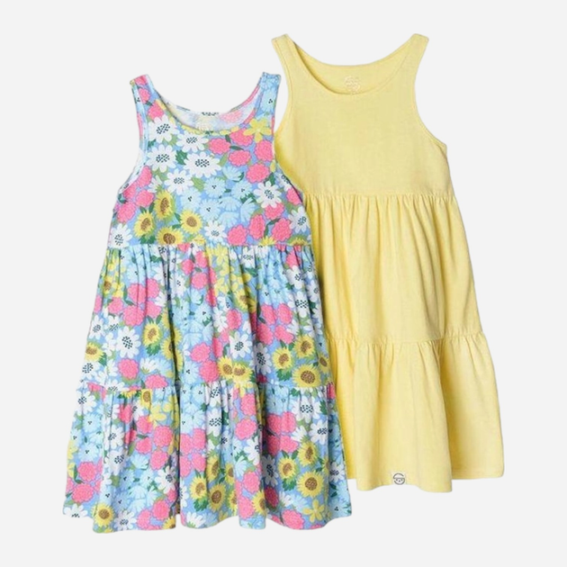 Komplet sukienek dziecięcych dla dziewczynki 2 szt Cool Club CCG2413360-00 98 cm Wielokolorowy (5903977346049) - obraz 1