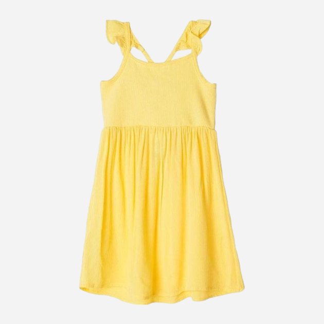 Sukienka dziecięca dla dziewczynki Cool Club CCG2413391 128 cm Żółta (5903977347398) - obraz 1