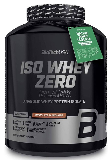 Protein Biotech ISO Whey Zero Black 2270 g Czekolada (5999076251421) - obraz 1