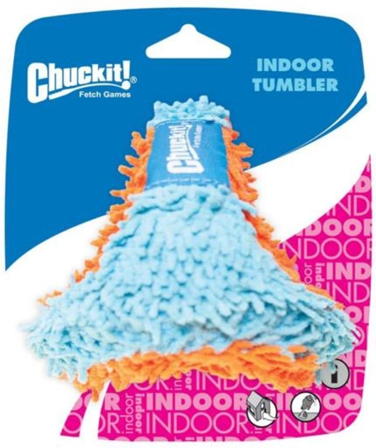 Іграшка для собак Chuckit! Indoor Tumbler 9 см Orange and Blue (0660048002178) - зображення 1