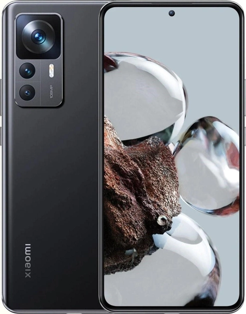Smartfon Xiaomi 12T 5G 8/256GB Black (6934177797330) - obraz 1