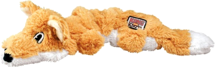 Zabawka dla psów Kong Scrunch Knots Fox 20 cm Orange (0035585454429) - obraz 1