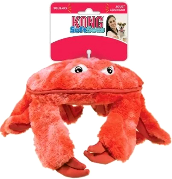 Zabawka dla psów Kong Softseas Crab 25.5 cm Red (0035585360959) - obraz 1