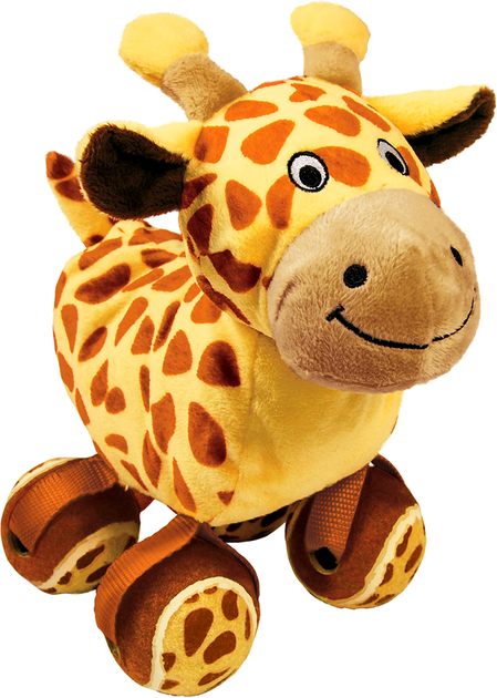 Zabawka dla psów Kong TenniShoe Giraffe 15.2 cm Multicolour (0035585378046) - obraz 1