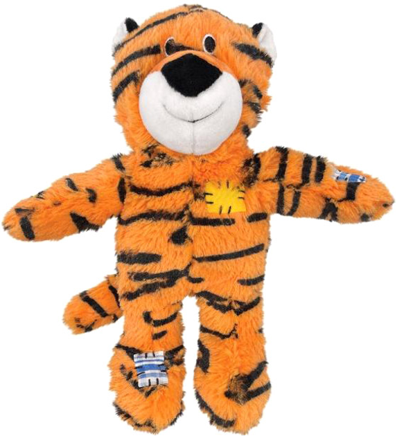 Zabawka dla psów Kong Wild Knots Tiger Squeak Toy 14 cm Multicolour (0035585509365) - obraz 1