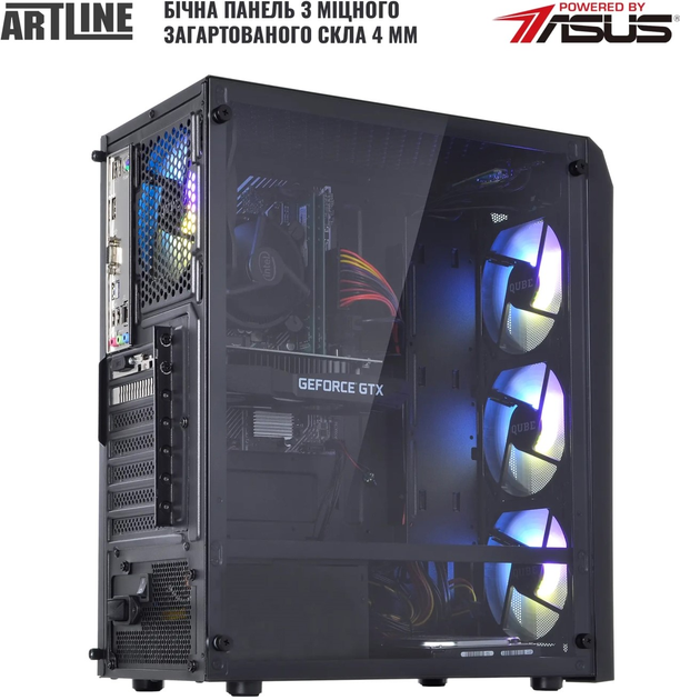 Компьютер ARTLINE Gaming X43 (X43v45) AMD Ryzen 5 5500 / RAM 16ГБ / SSD 1ТБ NVMe / nVidia GeForce RTX 3050 8ГБ - изображение 2