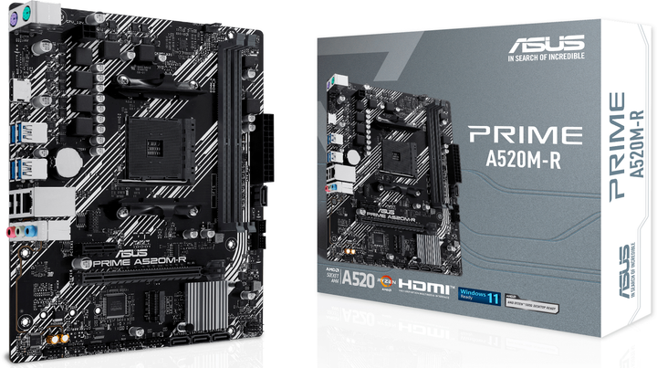 Материнская плата Asus PRIME A520M-R (sAM4, AMD A520, PCI-Ex16) - изображение 7