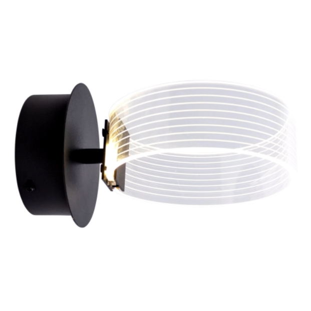Светодиодное бра Sirius N 3705-1 BLACK 12W - Фото 4 Светодиодное бра Sirius N 3705-1 BLACK 12W - изображение 4