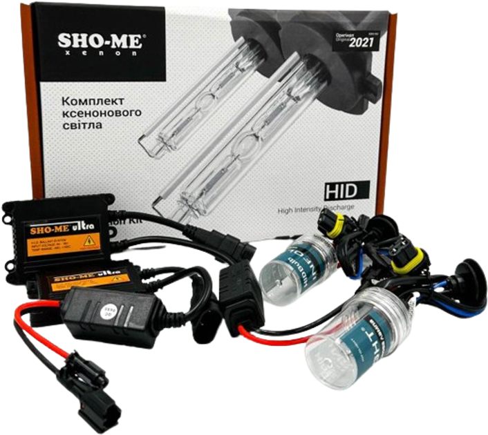 Акція на Комплект ксенону Sho-Me H1 6000К Infolight (Н1 6К S-M I) від Rozetka