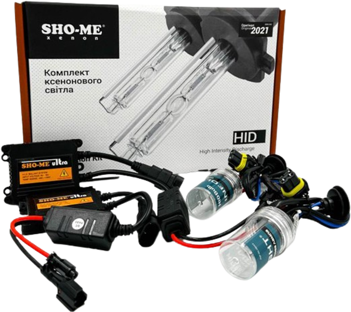 Акція на Комплект ксенону Sho-Me H11 4300К Infolight (Н11 4.3К S-M I) від Rozetka