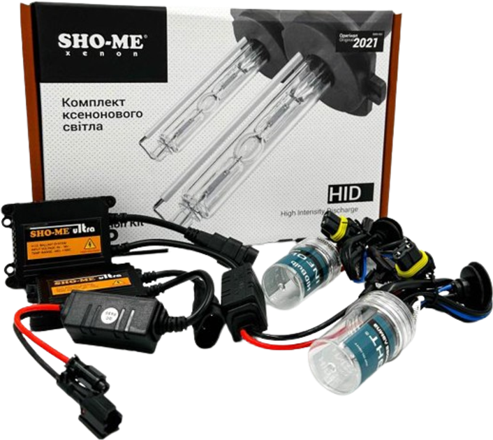 Акція на Комплект ксенону Sho-Me H27 4300К Infolight (Н27 4.3К S-M I) від Rozetka