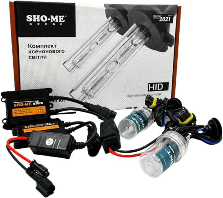 Акція на Комплект ксенону Sho-Me H3 6000К Infolight (Н3 6К S-M I) від Rozetka