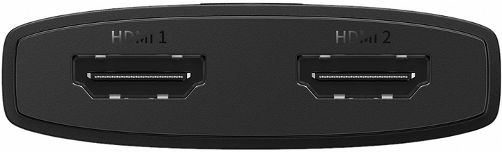 Adapter Baseus AirJoy 2 porty HDMI Black (B01331105111-00) - obraz 3
