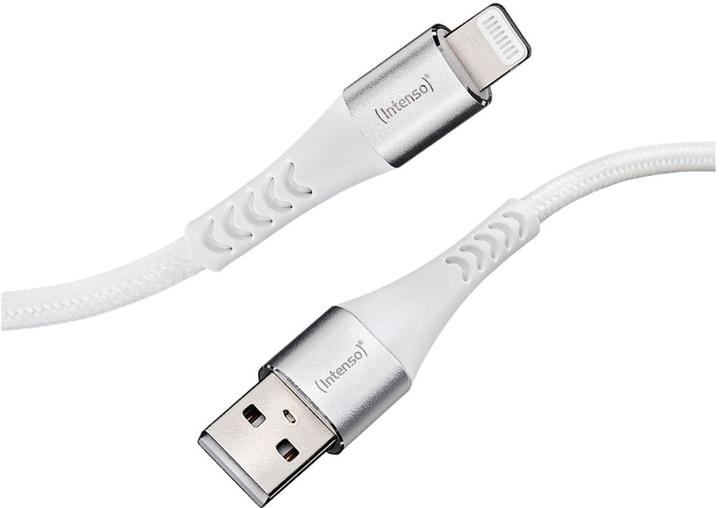 Kabel Intenso USB Type-A - Apple Lightning 1.5 m White (7902102) - obraz 1