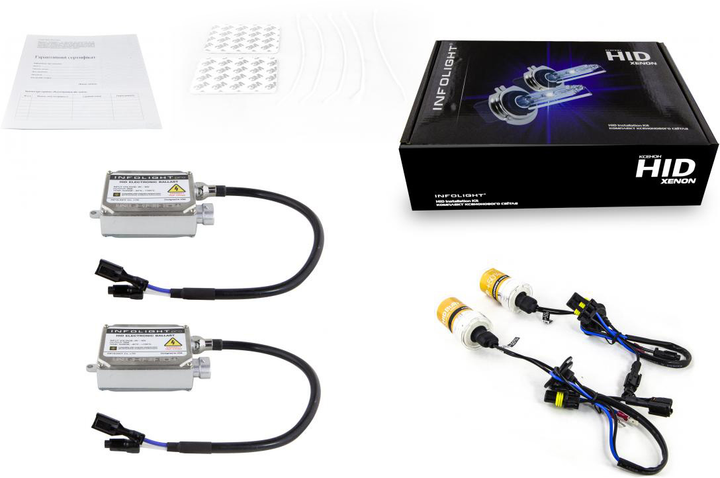 Акція на Комплект ксенону Infolight Pro HВ4 9006 6000K Infolight +50% (HB4 6K I P 50) від Rozetka