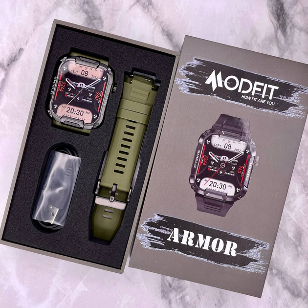 Чоловічий годинник Modfit Armor Army Green - зображення 2