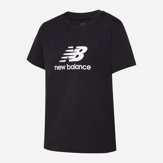 Футболка бавовняна довга жіноча New Balance Sport Essentials Jersey Logo WT41502 M Чорна (197375382968) - зображення 5
