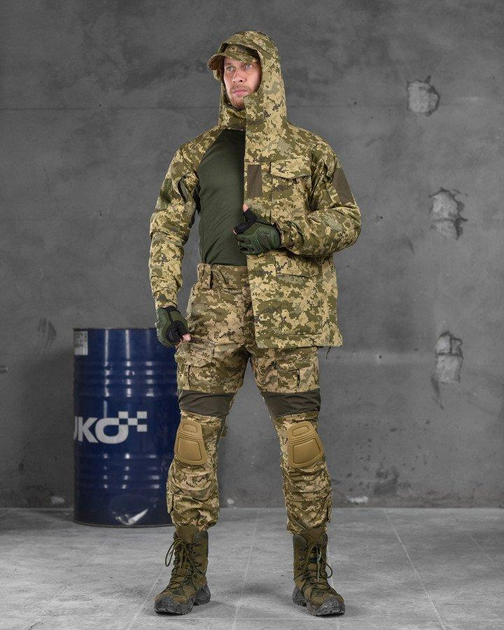 Тактический весенний костюм 4в1 с наколенниками 3XL пиксель (85806) - изображение 1