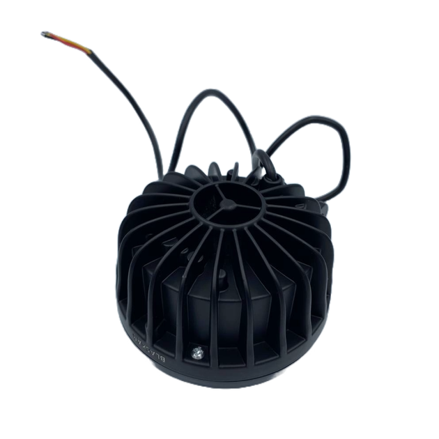 Светодиодная LED лед фара 3 линзы круг 60W с габаритом - изображение 3