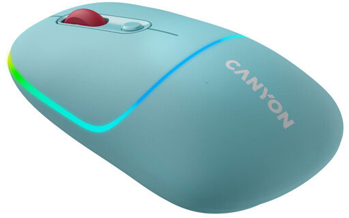 Мышь Canyon MW-22 Dual Band RGB Wireless Dark Cyan (CNS-CMSW22DC) - изображение 3