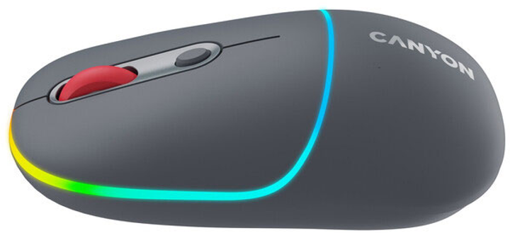 Мышь Canyon MW-22 Dual Band RGB Wireless Dark Grey (CNS-CMSW22DG) - изображение 3